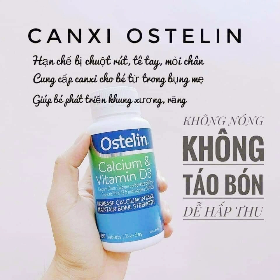 Viên Bổ Sung Canxi Và Vitamin D3 Ostelin