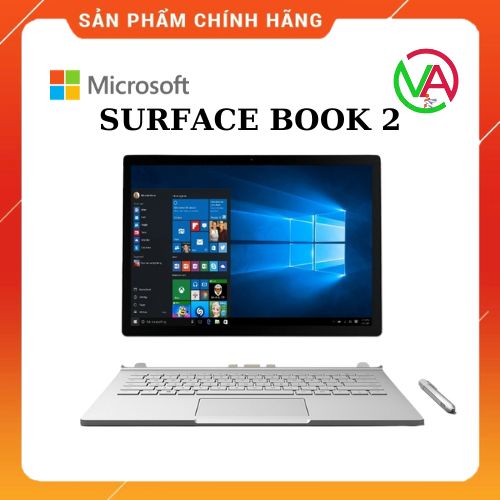 Laptop 2 trong 1 Microsotf Surface Book 2 màn hình cảm ứng độ phân giải 3k, tháo rời phím