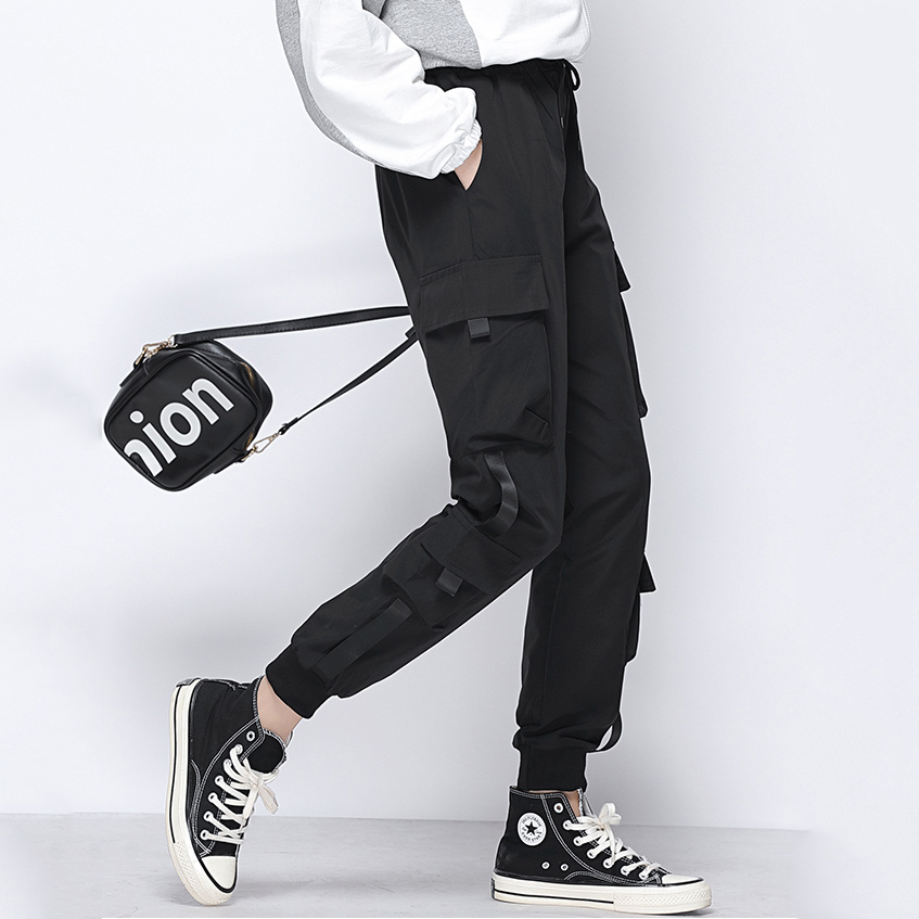 Quần KAKI Jogger Túi Hộp Nữ Bo Gấu Lưng Chun Chất Kaki Trơn Cao Cấp Dày Dặn Phong Cách Hàn Quốc Thời Trang 4HER JOGGER NAM 9000055V4