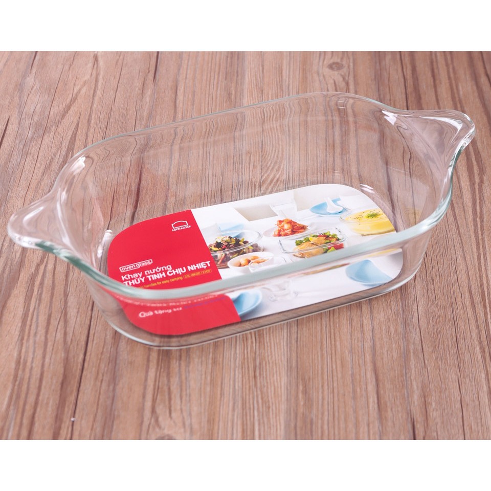 Thanh lý - Đĩa thủy tinh chịu nhiệt L&L Glass Ovenware Pasta - 700ml