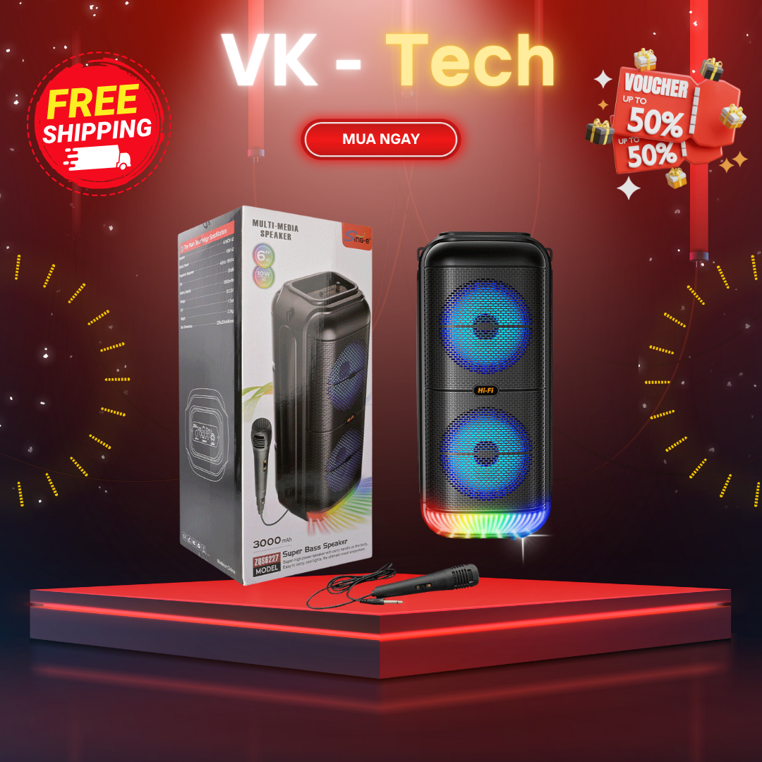 Loa Bluetooth Mini Không Dây Bass Mạnh Có Đèn Led RGB S1 Cầm Tay Nghe Nhạc Tương Thích Nhiều Thiết Bị Giá Rẻ Cắm USB Thẻ Nhớ Jack AUX