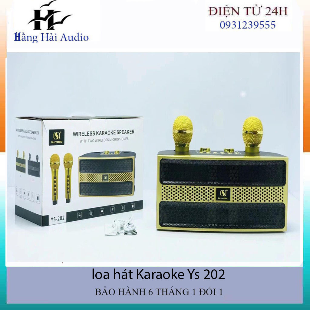 Loa Bluetooth hát karaoke Ys 202 chính hãng