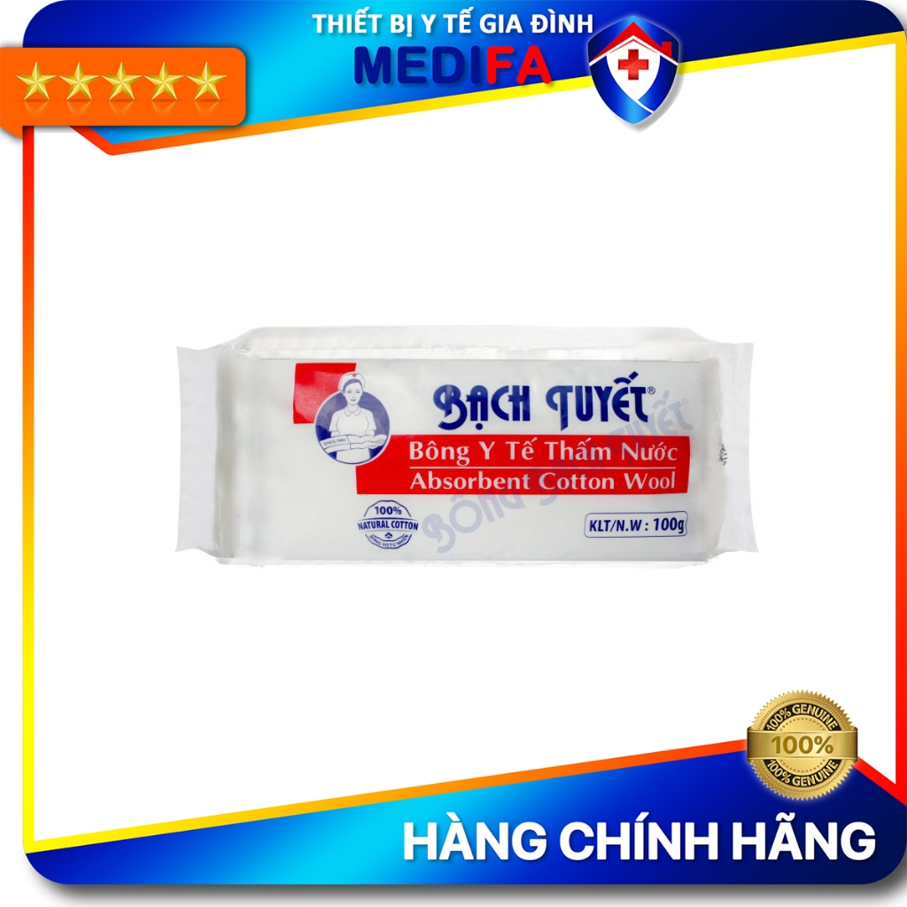 Bông Y Tế Bạch Tuyết 10g, 25g, 45g