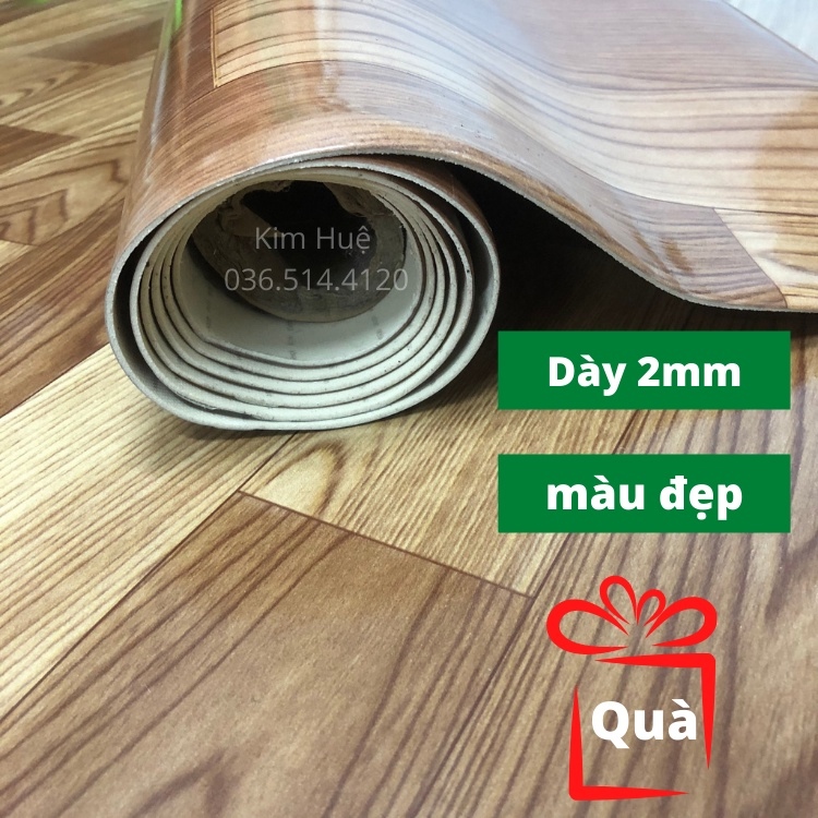 Tấm thảm trải lót sàn simili vân gỗ dày 2mm  miếng simili dán sàn giả gỗ nền nhựa pvc nhám chống trượt