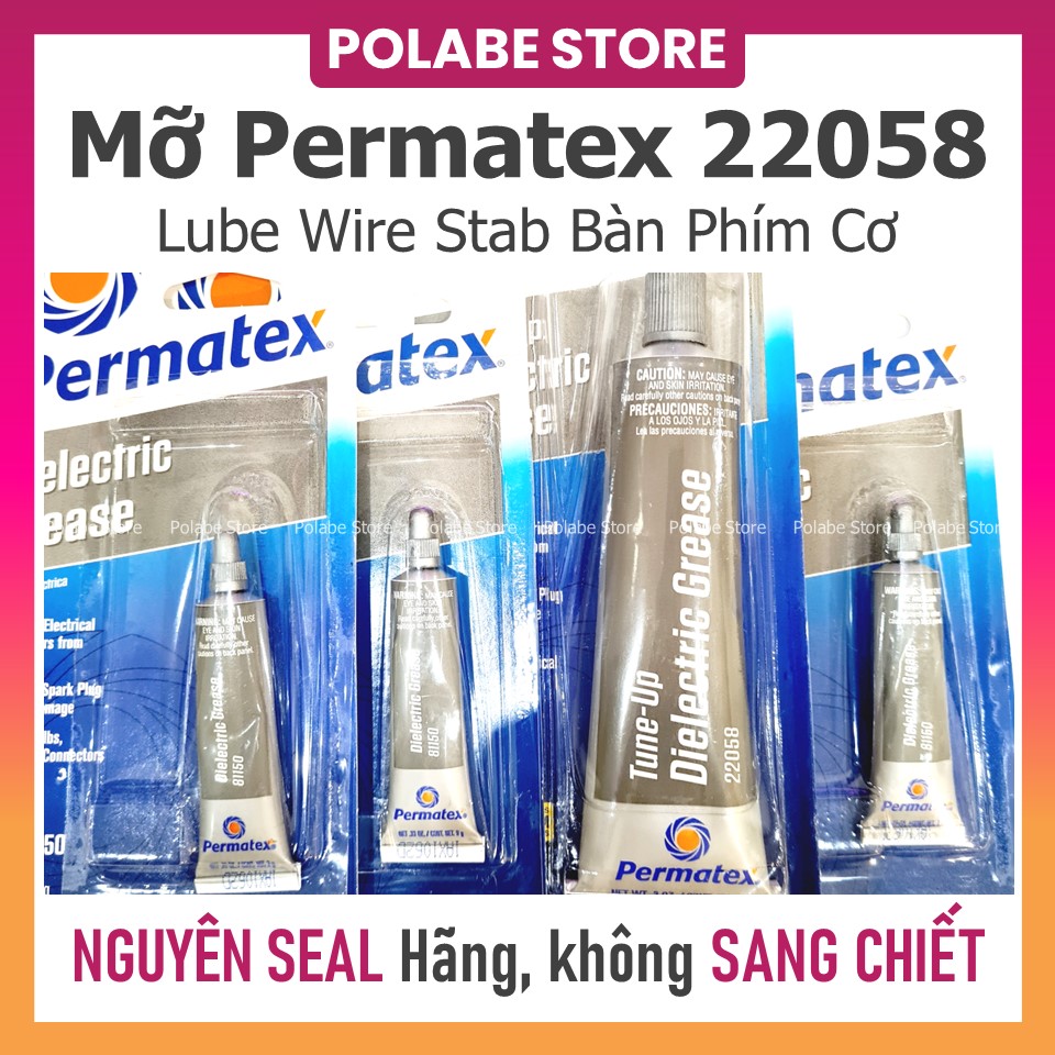 Mỡ bôi trơn Permatex 22058 hàng xịn Kelowna lube stab bàn phím cơ - Polabe Store