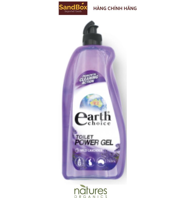 Nước tẩy rửa Toilet gốc thực vật Earth Choice Lavender 750ml