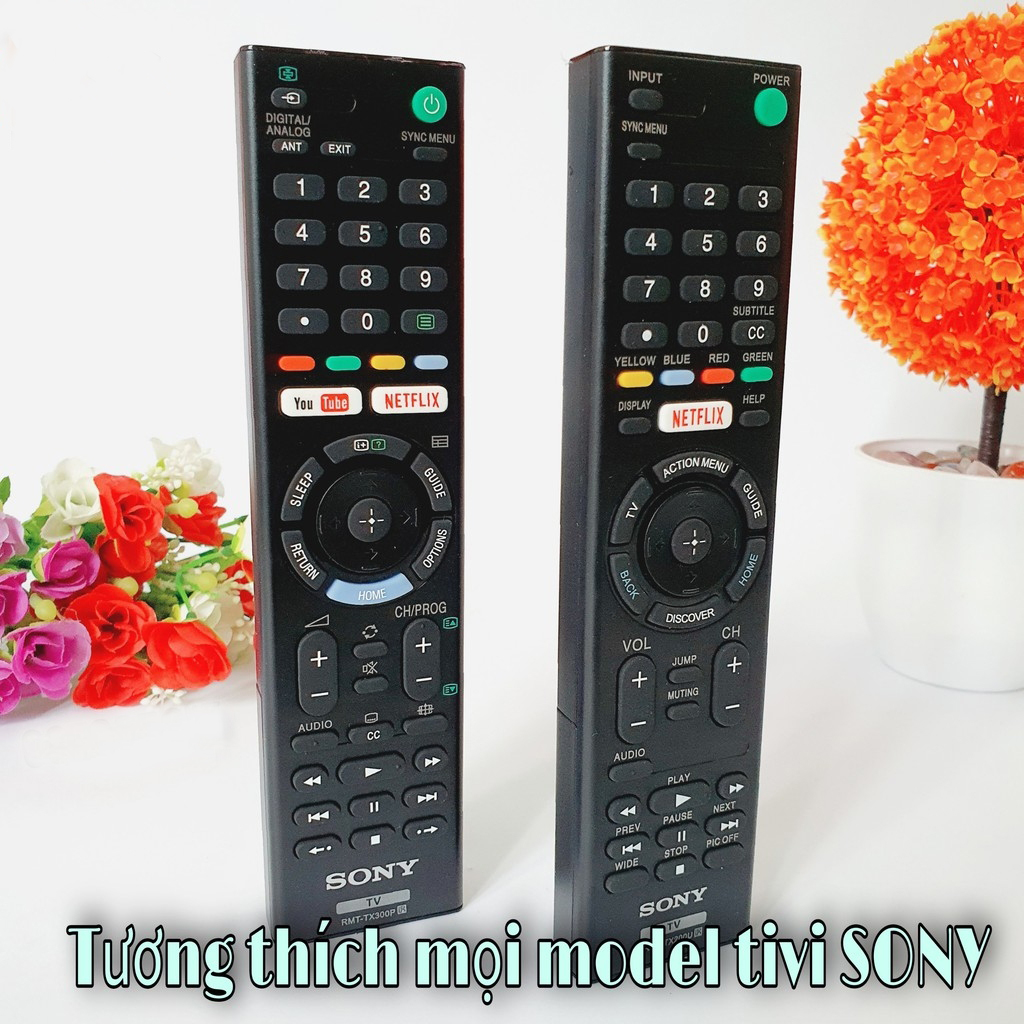 Điều khiển tivi sony , remote tivi Sony smart RMT-TX200, TX300