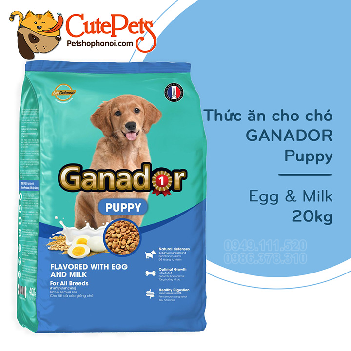 [HOÀN TIỀN 10%]Thức ăn cho chó con Ganador puppy - Cutepets