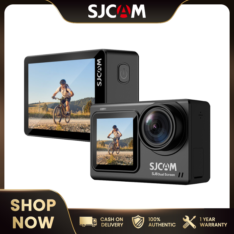 SJCAM SJ8 Dual Screen Action Camera 4K 30FPS 12MP Waterproof WiFi Night Vision 2.33 inch Touch Screen Sports Cameras
