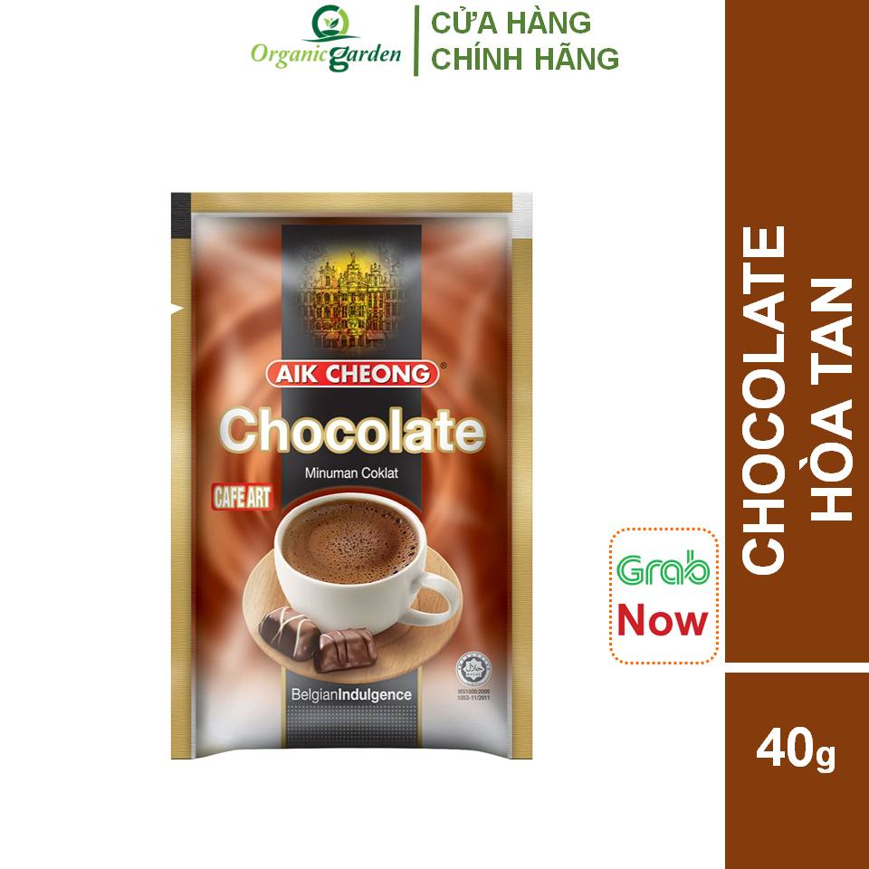  Tuýp Trà Sữa Teh Tarik Aik Cheong Gói Nhỏ Tự Pha Malaysia Vị Chocolate 40gr 