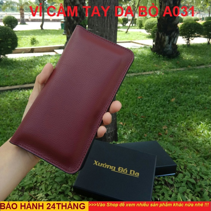 [HCM]Ví DA NỮ | Ví Cầm Tay Nữ Da Thật Đựng Thẻ ngân hàng Card visit tiền.. cho nữ thời trang Unisex