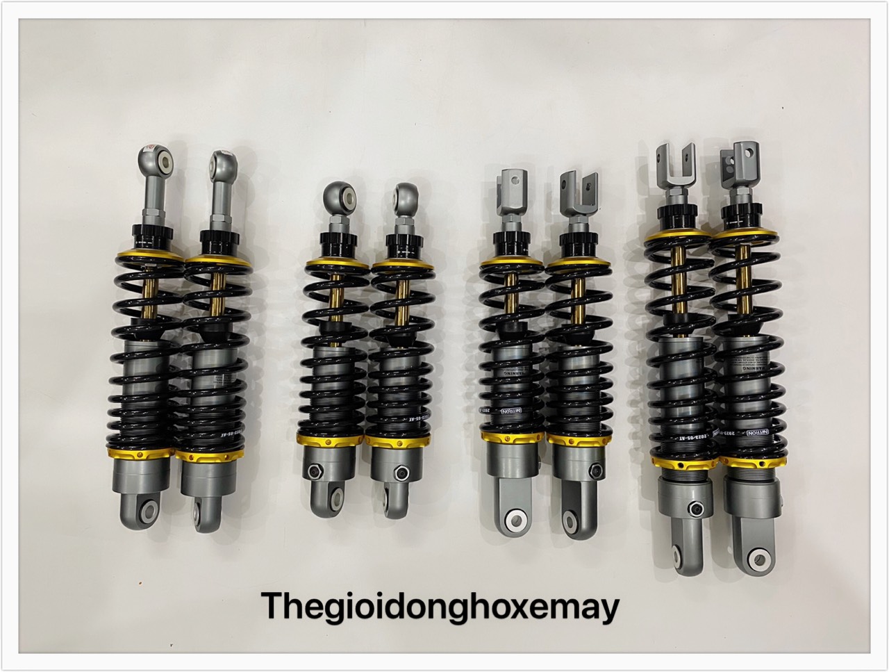 Giảm Sóc Sau, Phuộc Sau ATR Nitron Đen Ty Vàng Ko Bình Dầu Wave, Si, AB, SH Việt