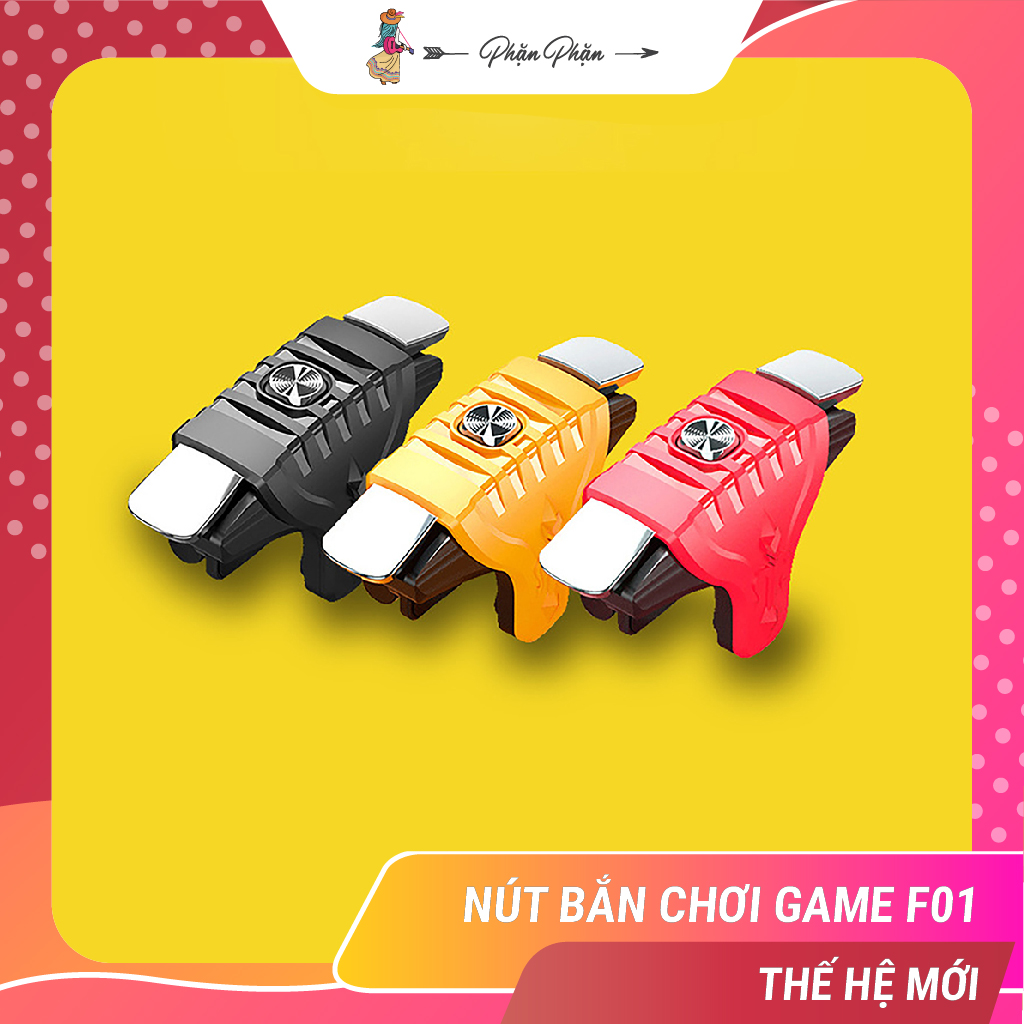 Bộ 2 nút bắn pubg F01 thế hệ mới phụ kiện chơi game pubg ros freefire trên điện thoại BELLA925