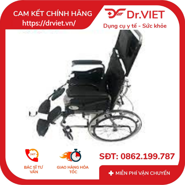 Xe lăn đa năng sắt sơn 2 chống lật X67 (Lucass X-601 cũ) Chính hãng 19 Xe lăn đa năng sắt sơn 2 chống lật X67 (Lucass X-601 cũ) Chính hãng