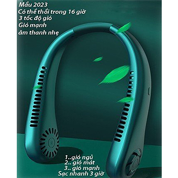 Quạt treo cổ Neck Fan di động sạc USB chính hãng!