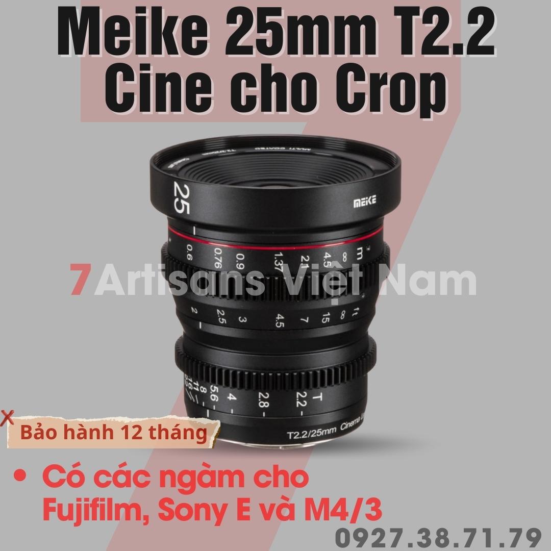 Ống Kính Meike 25mm T2.2 Cine Lens cho M4 3 Olympus Panasonic Lumix