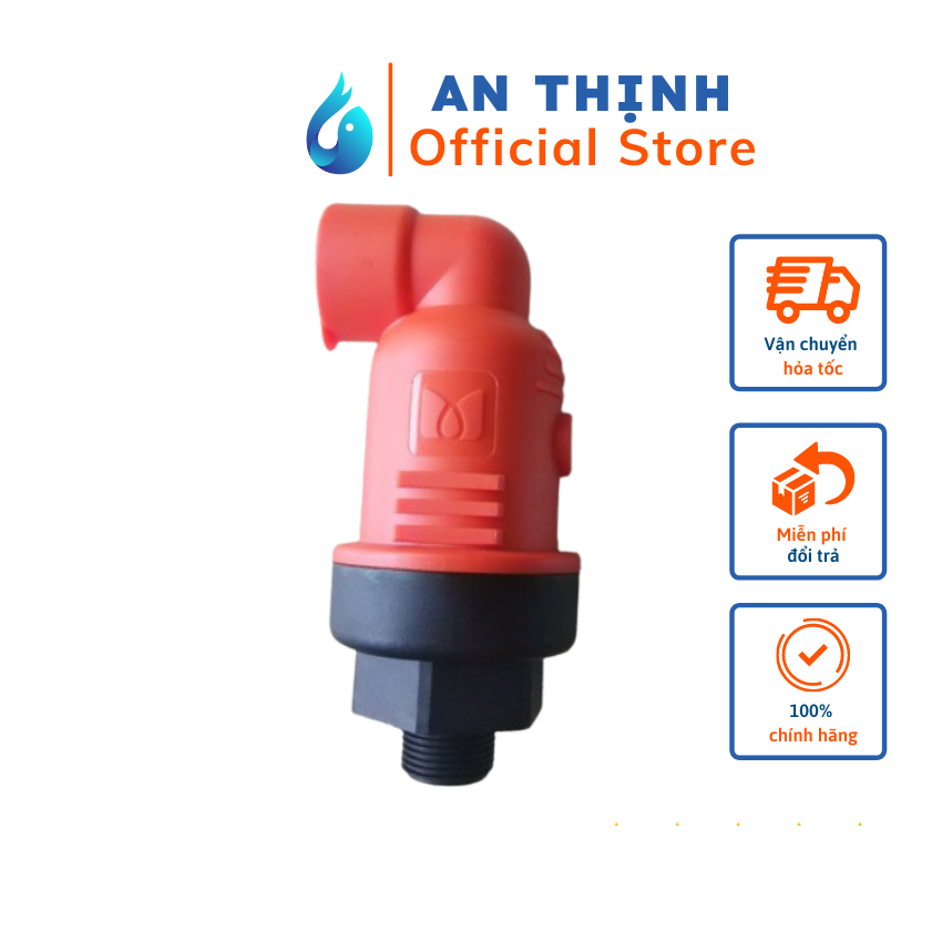 Van xả khí cam phi 34mm chinadrip - hệ thống tưới cây