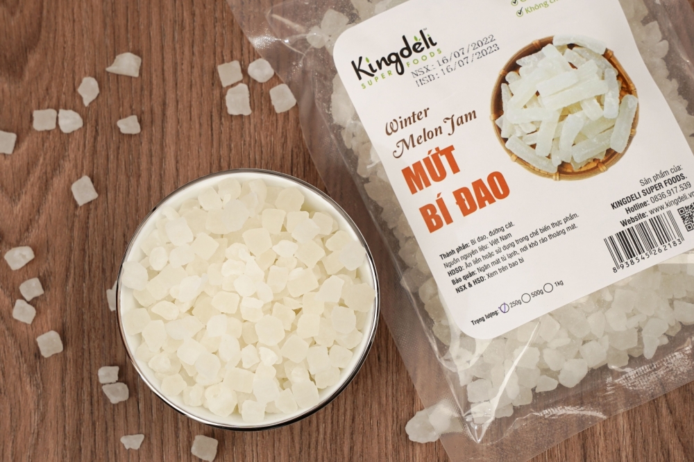 Mứt bí hạt lựu túi 100gr / 200gr - nguyên liệu làm bánh trung thu