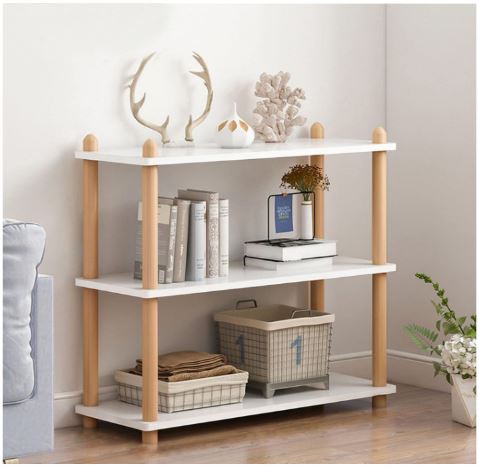 Kệ Gỗ Decor nhiều tầng phong cách Hàn Quốc dùng trang trí phòng khách,kệ sách, phòng ngủ, nhà bếp