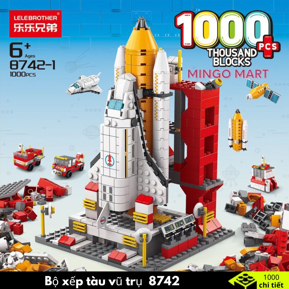 Đồ chơi bộ xếp hình tàu vũ trụ lego Tàu Vũ Trụ lego bộ xếp hình phi thuyền