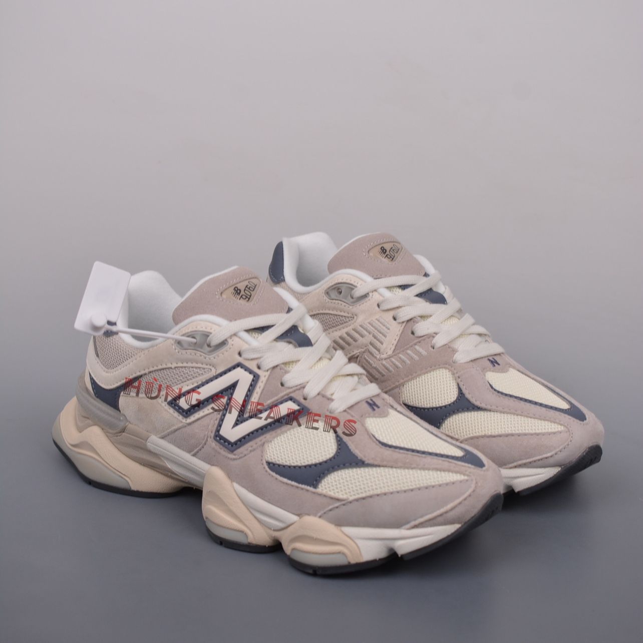 [Tặng vớ] - Giày Sneakers Nam Nữ 𝗡𝗲𝘄 𝗕𝗮𝗹𝗮𝗻𝗰𝗲 𝟵𝟬𝟲𝟬 "𝗚𝗿𝗲𝘆 𝗕𝗲𝗶𝗴𝗲" 𝗨𝟵𝟬𝟲𝟬𝗘𝗘𝗕