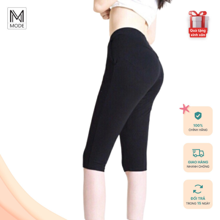 Quần ngố nâng mông - quần legging ngố a.s.o.s siêu co giãn - quần đi tập gym tập yoga mặc đi chơi, giã ngoại, tập thể dục, thể thao... ngocmode