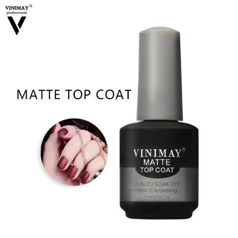 Sơn gel top lì Vinimay - matte top chuyên dụng cho dân làm móng