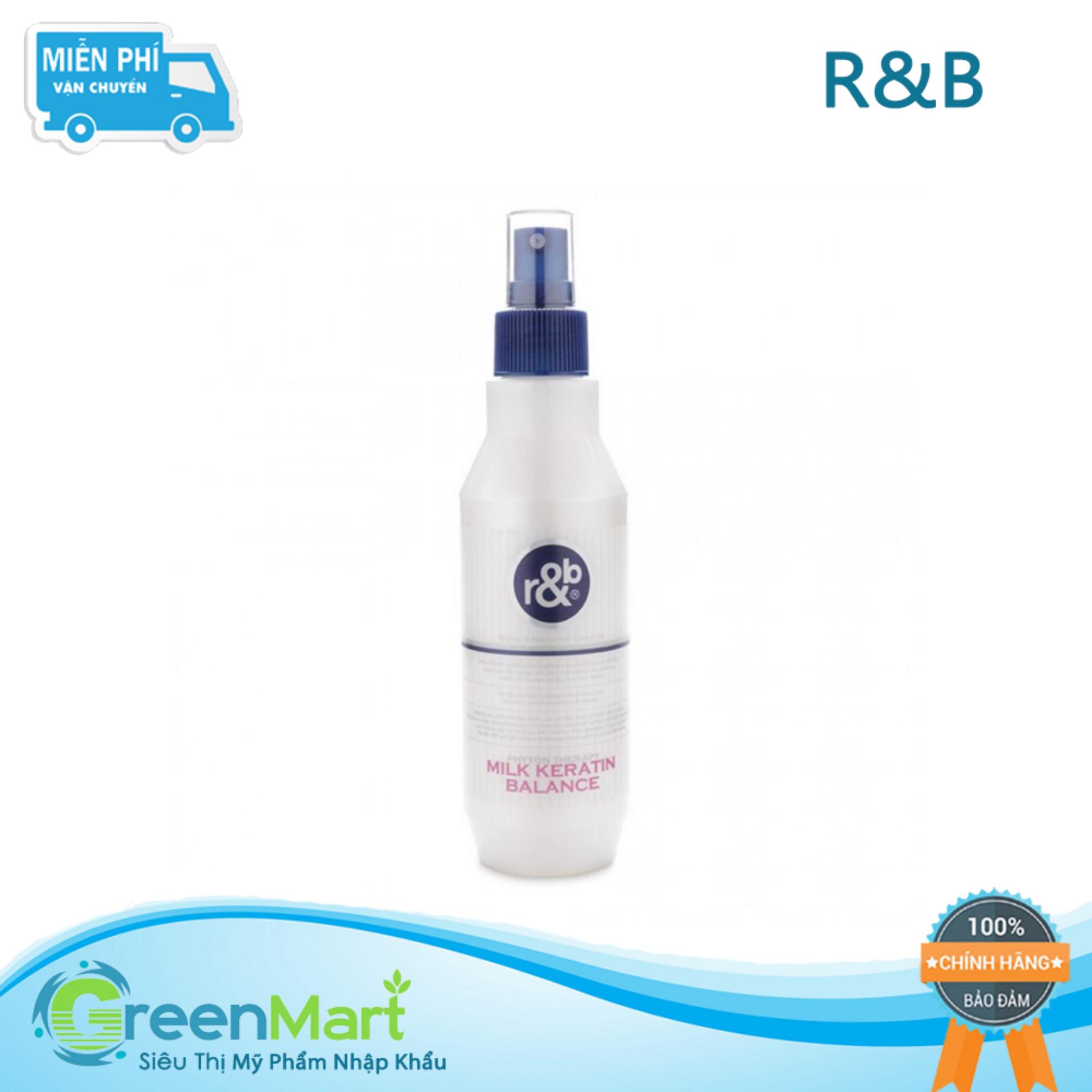 Nước dưỡng cân bằng tóc dưỡng ẩm bảo vệ cân bằng phục hồi tóc bị hư tổn R&B Milk Keratin Balance Hàn Quốc 250ml