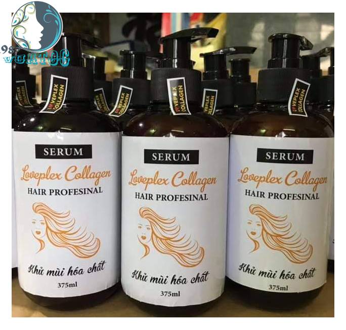 Khử mùi hóa chất Loveplex collagen chuyên dụng Khử mùi Phục hồi tóc Khử kiềm trong Uốn ép tóc