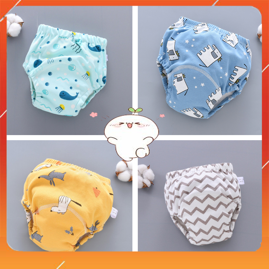 Quần bỏ bỉm Sunny ju 6 lớp chống hăm hiệu quả cho bé từ 4-12kg