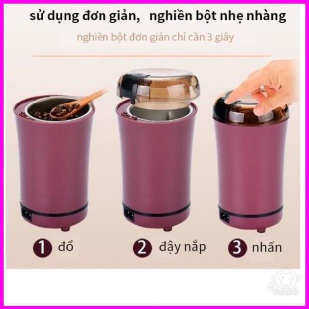 Máy xay tự động hạt khô mini siêu tiện lợi