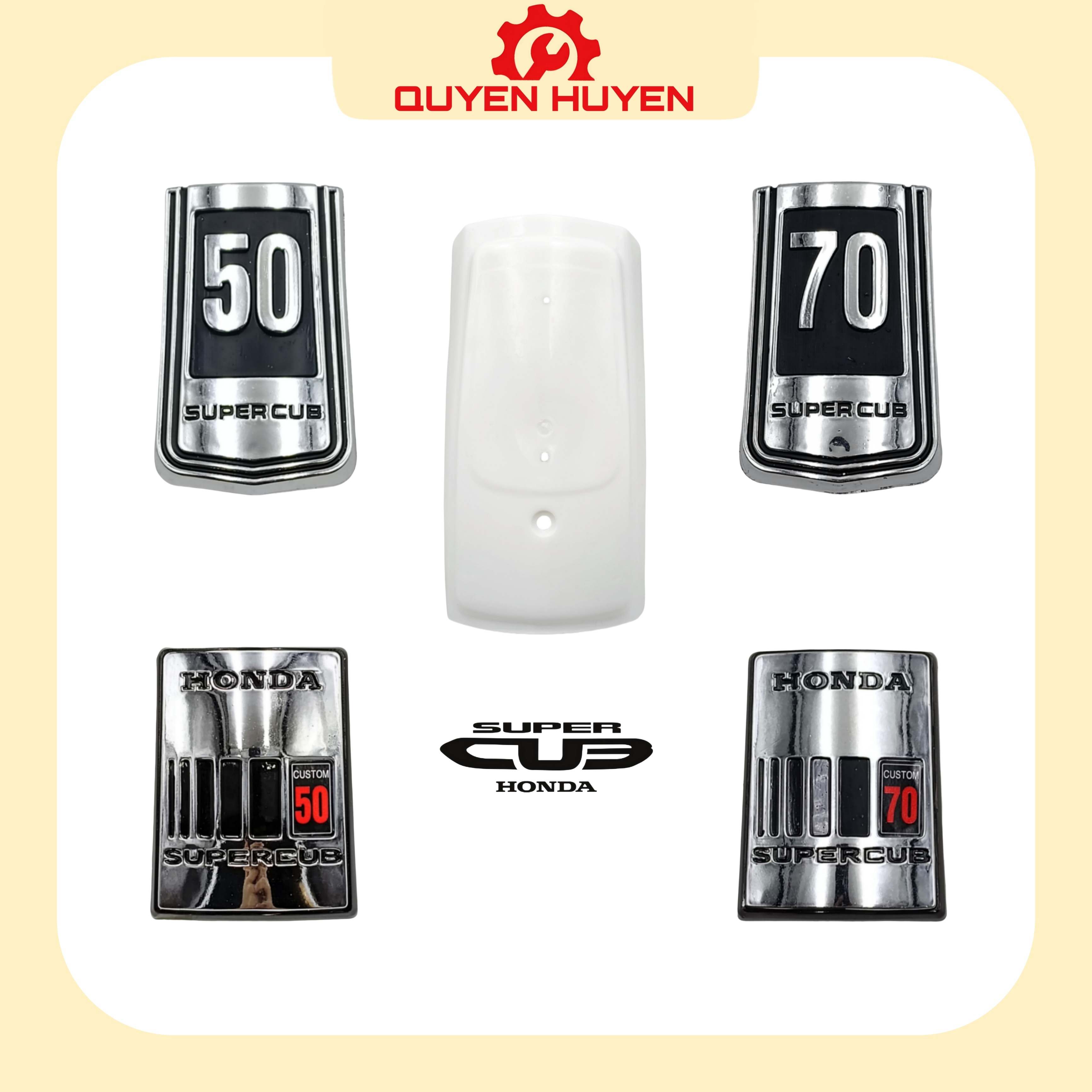 Mặt nạ lớn super cub 81, 82 - tem mặt nạ con c50, c70