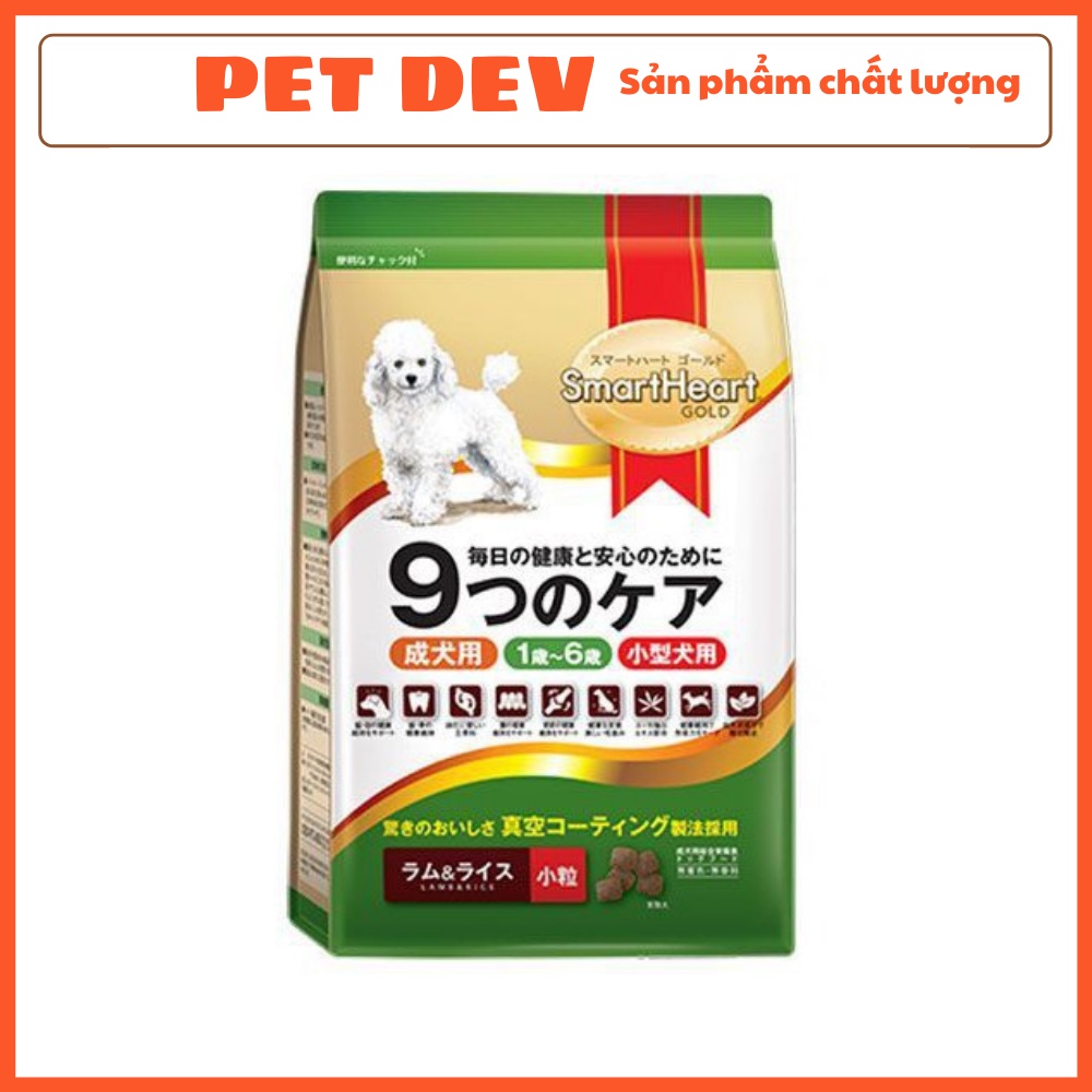 HCM-Thức ăn dạng hạt Smartheart Gold (2 loại) - loại cho chó cỡ nhỏ (Poodle, phốc, pug )