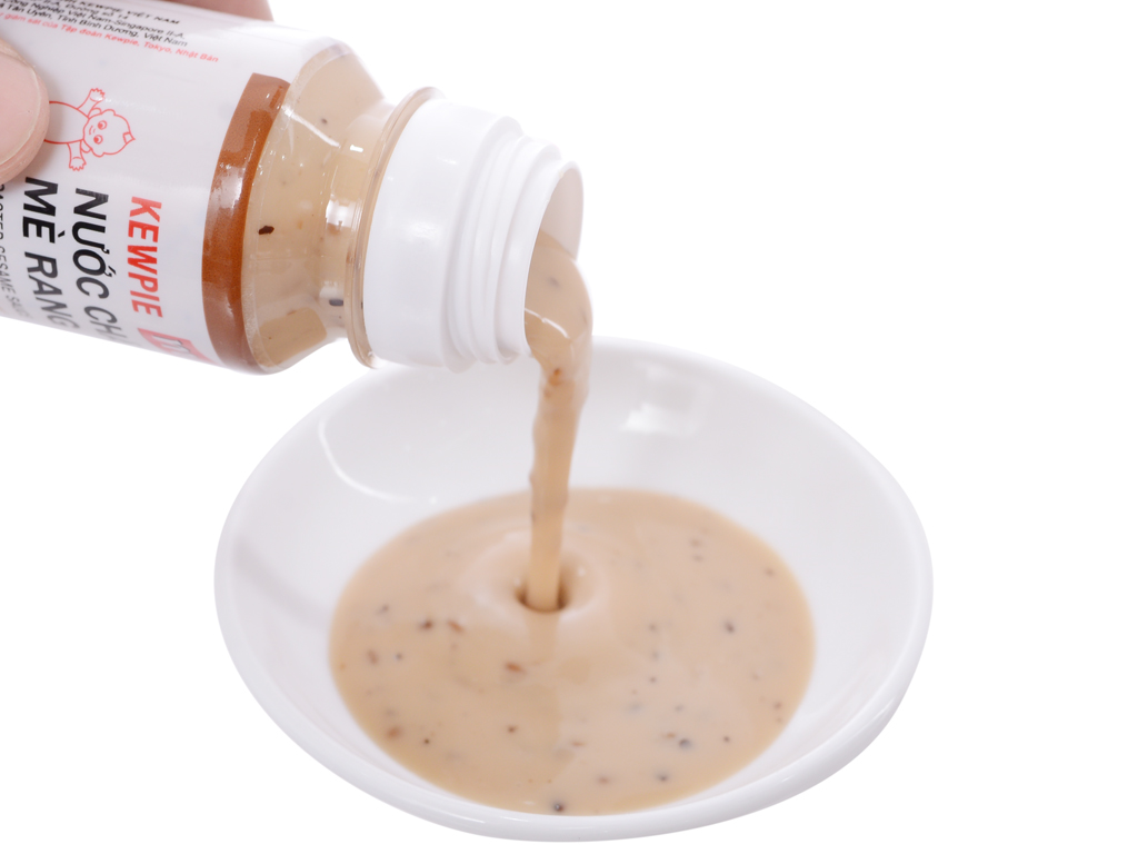 Nước sốt mè rang Kewpie 180ml - Ăn kèm với rong nho và salad rau - Cam kết chính hãng