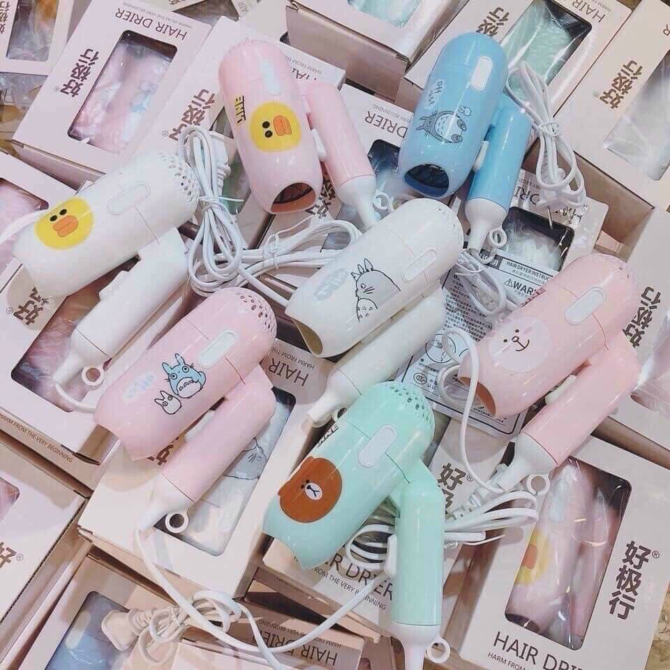 MÁY SẤY TÓC MINI HAIR DRIED HÌNH THÚ ĐỘC ĐÁO NHIỀU MÀU LỰA CHỌN GD185