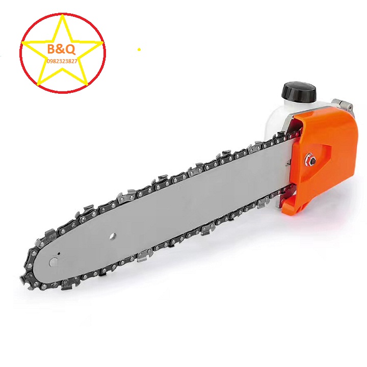 Đầu bơm cưa cây lắp máy cắt cỏ, cắt cành trên cao