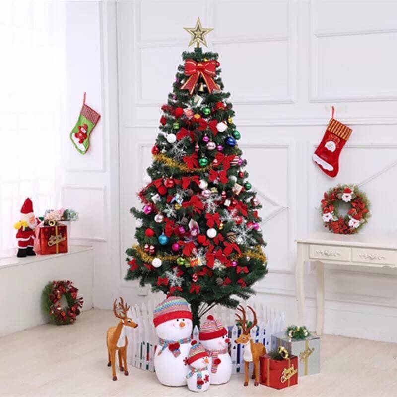 ( KÈM  92 chi tiết )Cây Thông Noel đầy đủ phụ kiện đi kèm Cao 1.6m bền đẹp giá tốt chất lượng ổn định sử dụng bền bỉ lâu dài theo thời gian
