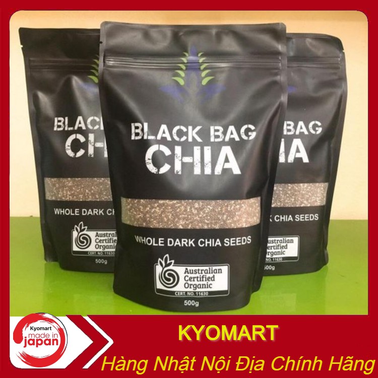 Hạt chia đen 500g black bag chia úc
