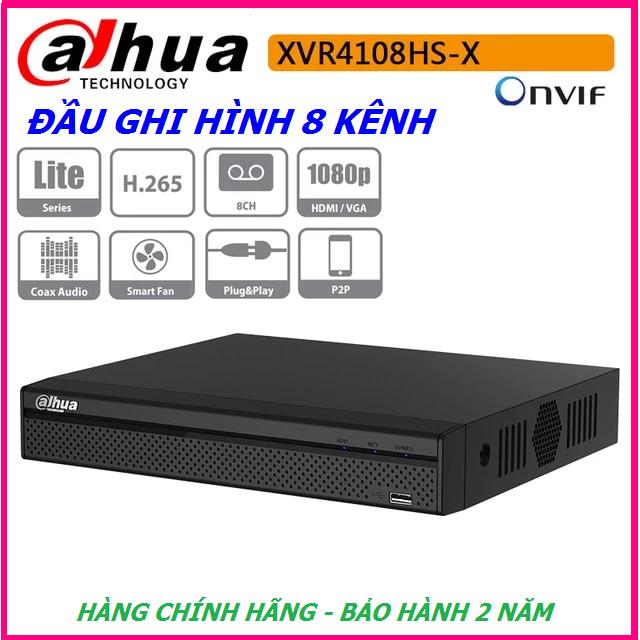Đầu ghi hình 8 kênh dahua xvr4108hs-x1