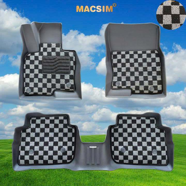 [Genuine] Car Floor Mats for Mazda Cx5 (2018-2025) Macsim – 2 Layers of Checkered Pattern, Standard Fit, Long-Term Use (Code 03) Giá 3,444,000 Đồng*Miễn phí vận chuyển