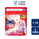 [Hàng tặng không bán - HC Gift] - Túi viên giặt tiện lợi OMO 3 trong 1 Hương Tinh Tế 42g (4 viên/túi)