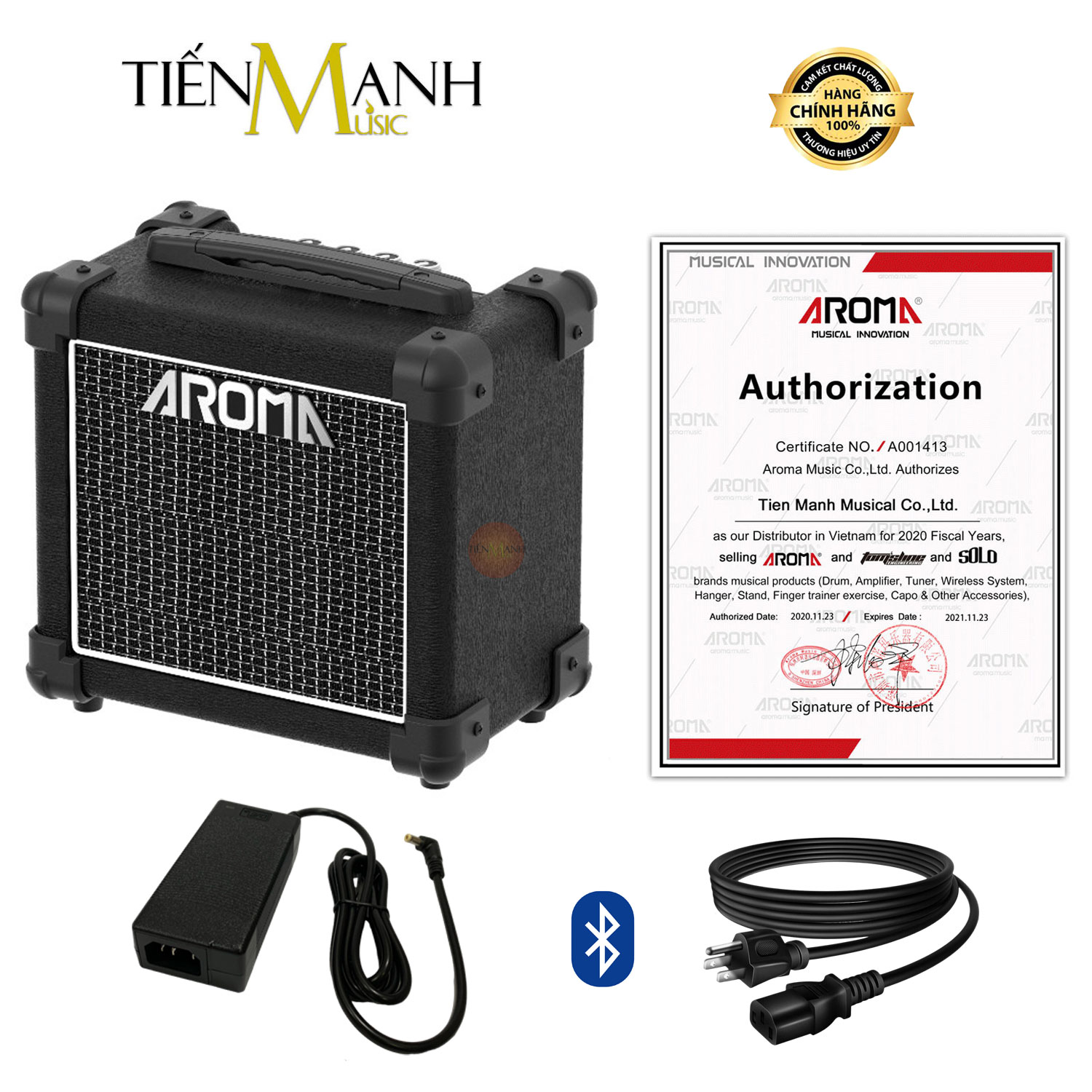 [Chính Hãng, Mẫu Mới] Amply Aroma AG-10S - Loa Ampli Guitar AG10 Amplifier AG10S