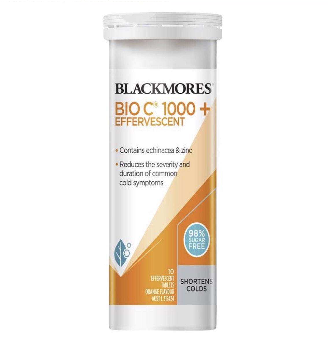 Blackmores Vitamin C 1000 Echinacea + Zinc 10 Effervescent Tablets