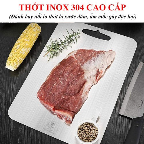 Thớt inox size 24cm và 34cm T01,Thớt Inox 304 Kháng Khuẩn Chống Mùi, Siêu Xịn Bền Chắc, Dễ Dàng Sử Dụng, Vệ SinhThớt Inox 304 Hàn Quốc T01, Thớt INOX 304 T01, khuẩn chống mùi, hàng Việt Nam chất lượng cao, trọn đời không hoen gỉ,