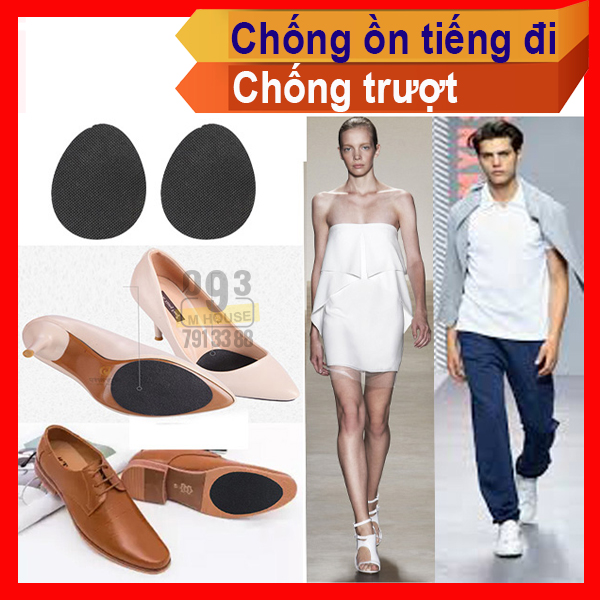 Combo 4 miếng lót chống trượt giày dép nam nữ