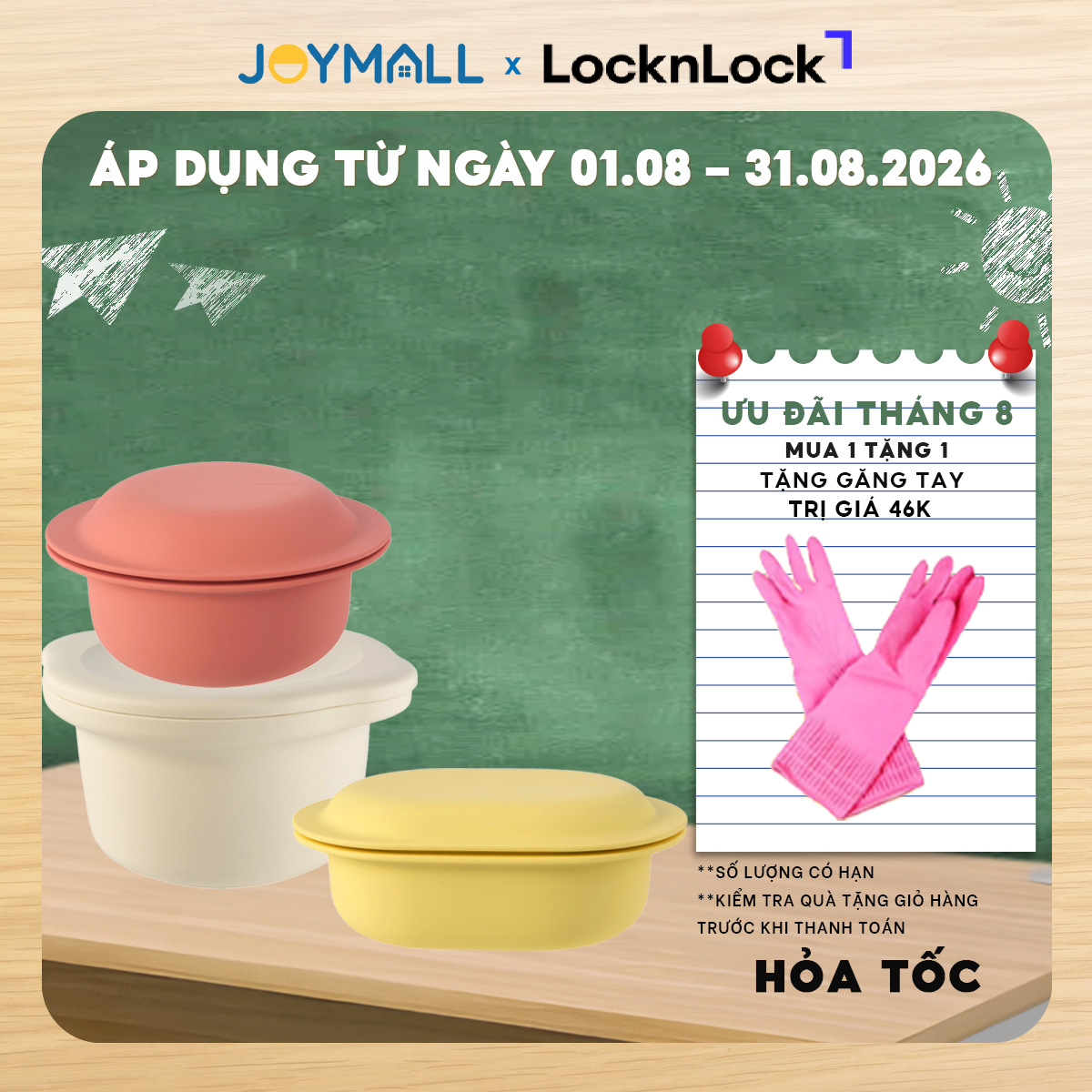 Nồi hấp Silicone LocknLock LWP711 LWP712 và Nồi nấu cơm silicon LWP713 tiện lợi bỏ lò vi sóng, Hàng chính hãng - JoyMall
