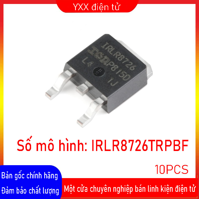 10pcs bản gốc chính hãng irlr8726trpbf irlr8726 to-252-3 n kênh 30v/86a vá mosfet ống
