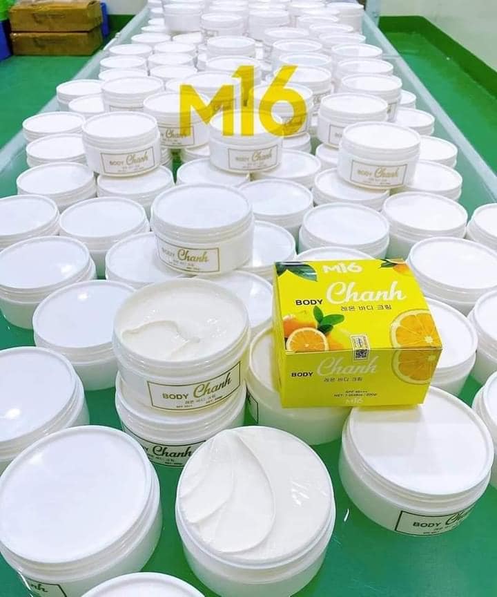 kem body chanh M16