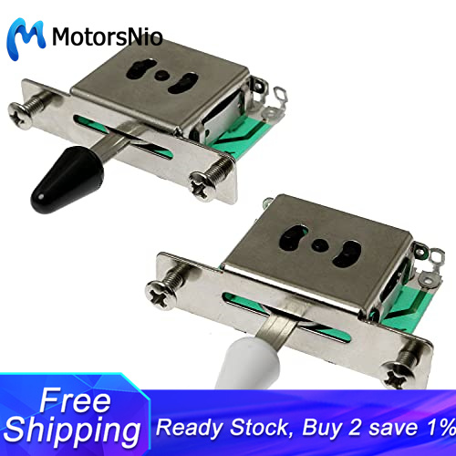 2Pcs 5 Way Pickup Selector Toggle Switch for ST/SQ Series Electric Guitar Shift Switchs