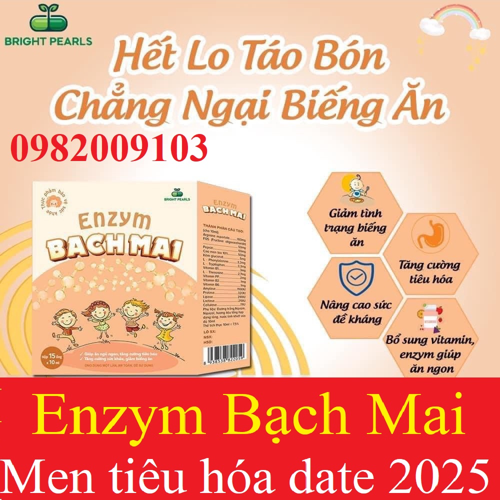 Enzym Bạch Mai hỗ trợ bé ăn ngon tăng đề kháng, giảm đầy bụng từ 6 tháng